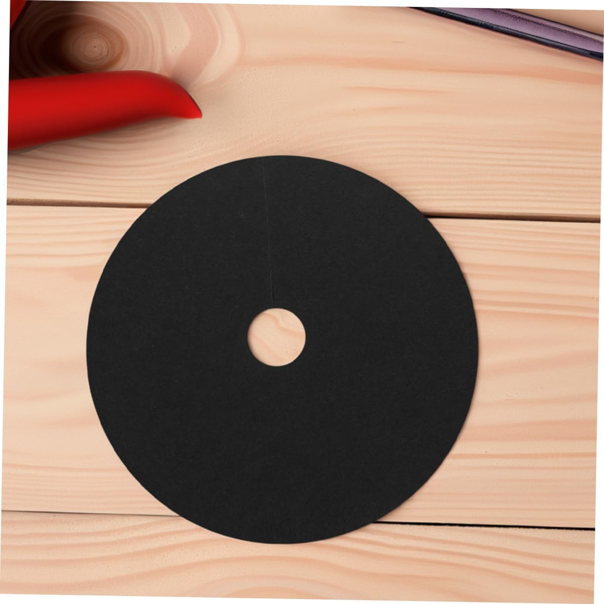 NULYLU 10Pcs Tree Ring Mulch Mats Greenery Plant Root Protection Mats Soil Covers Grasscloth Membrane for Outdoor Gardening image number 5