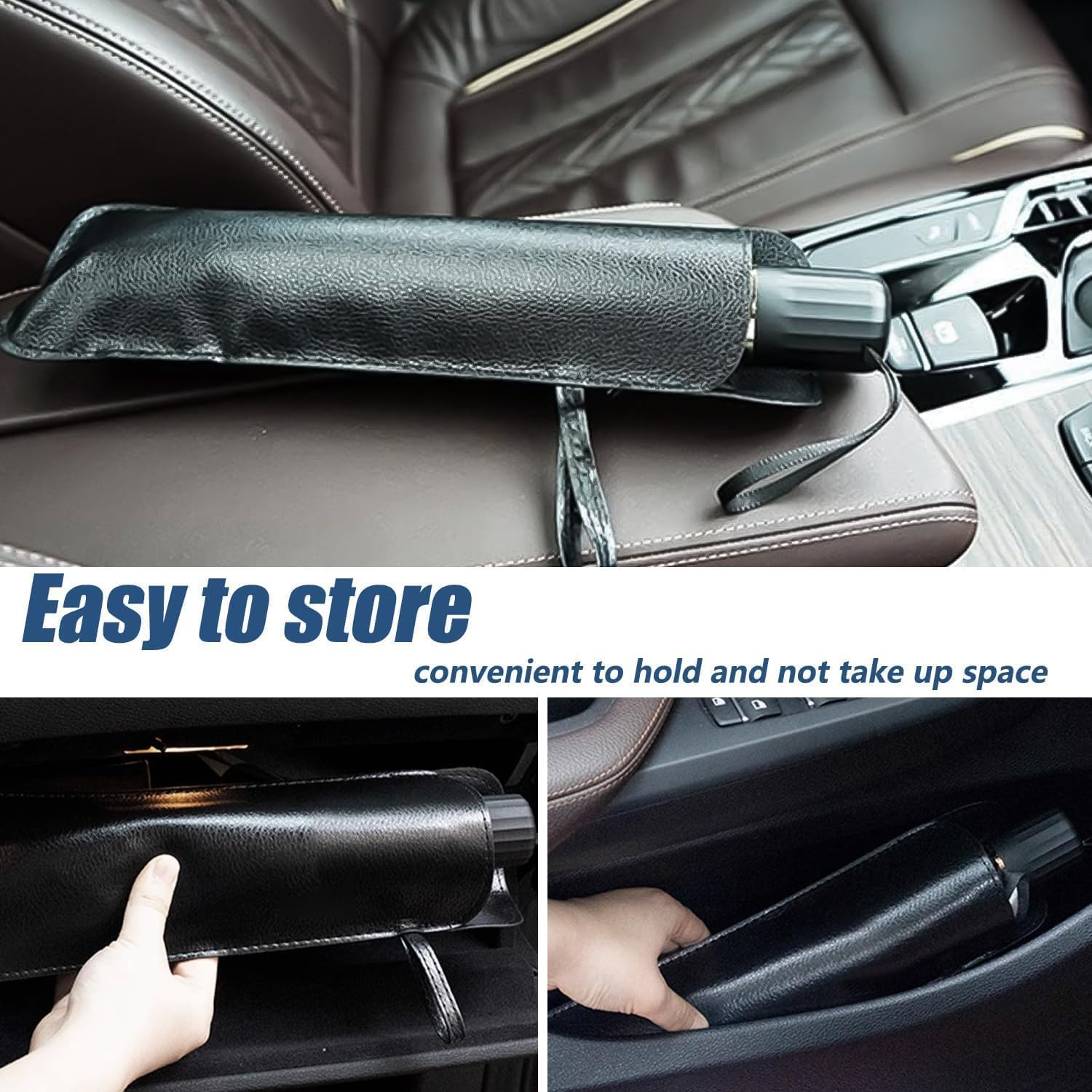 Car Windshield Sun Shade Umbrella, Car Sun Shade, Blocks UV Ray & Heat Insulation Foldable Front Windscreen Protector for Cars Trucks Suvs(143 X 80 Cm) image number 3