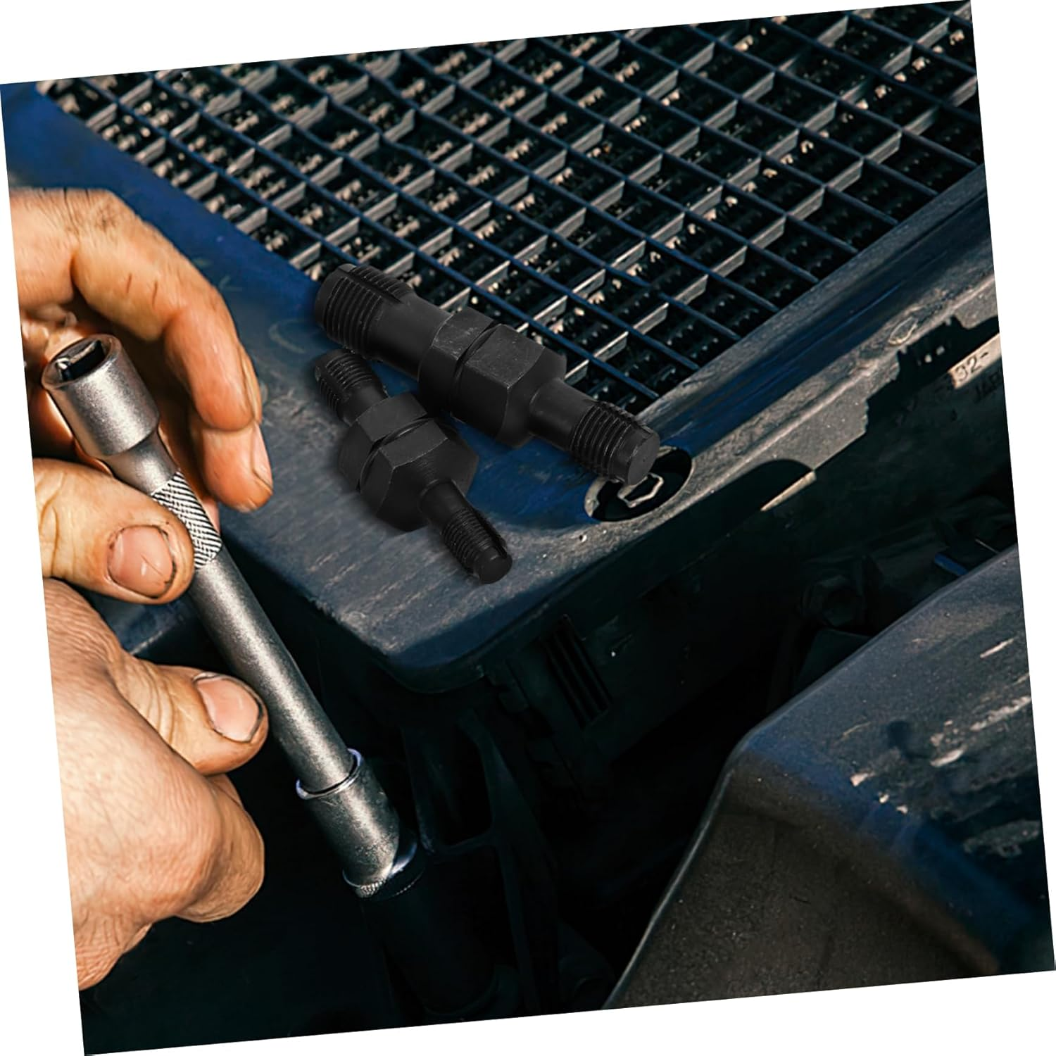 TIDTALEO Double Head Spark Wrench Spark Gap Tool Set for Automotive Engine Thread Repair Tool image number 6