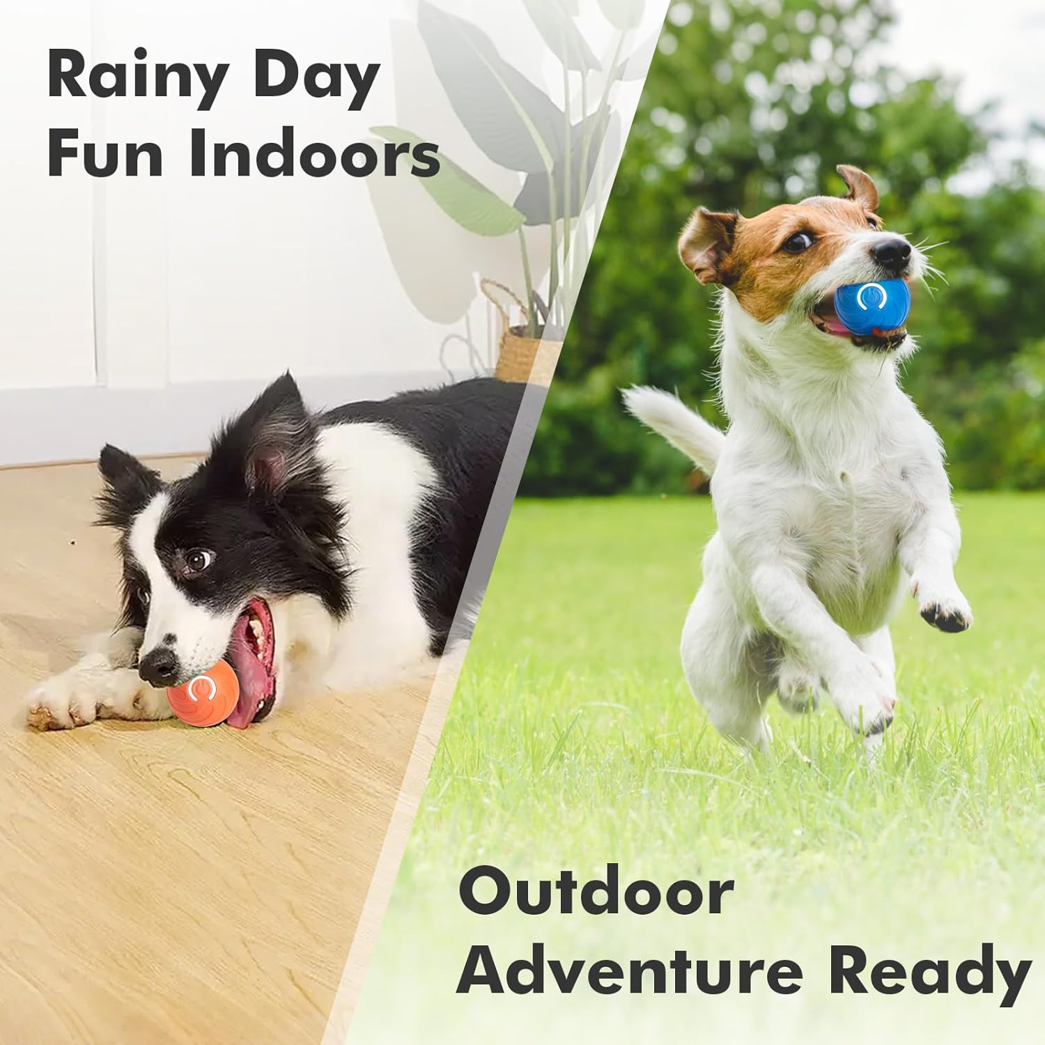 Interactive Dog Toy Ball for Indoor, Automatically Moving, Bouncing Ball Toy, USB-C Rechargeable (Orange) image number 4