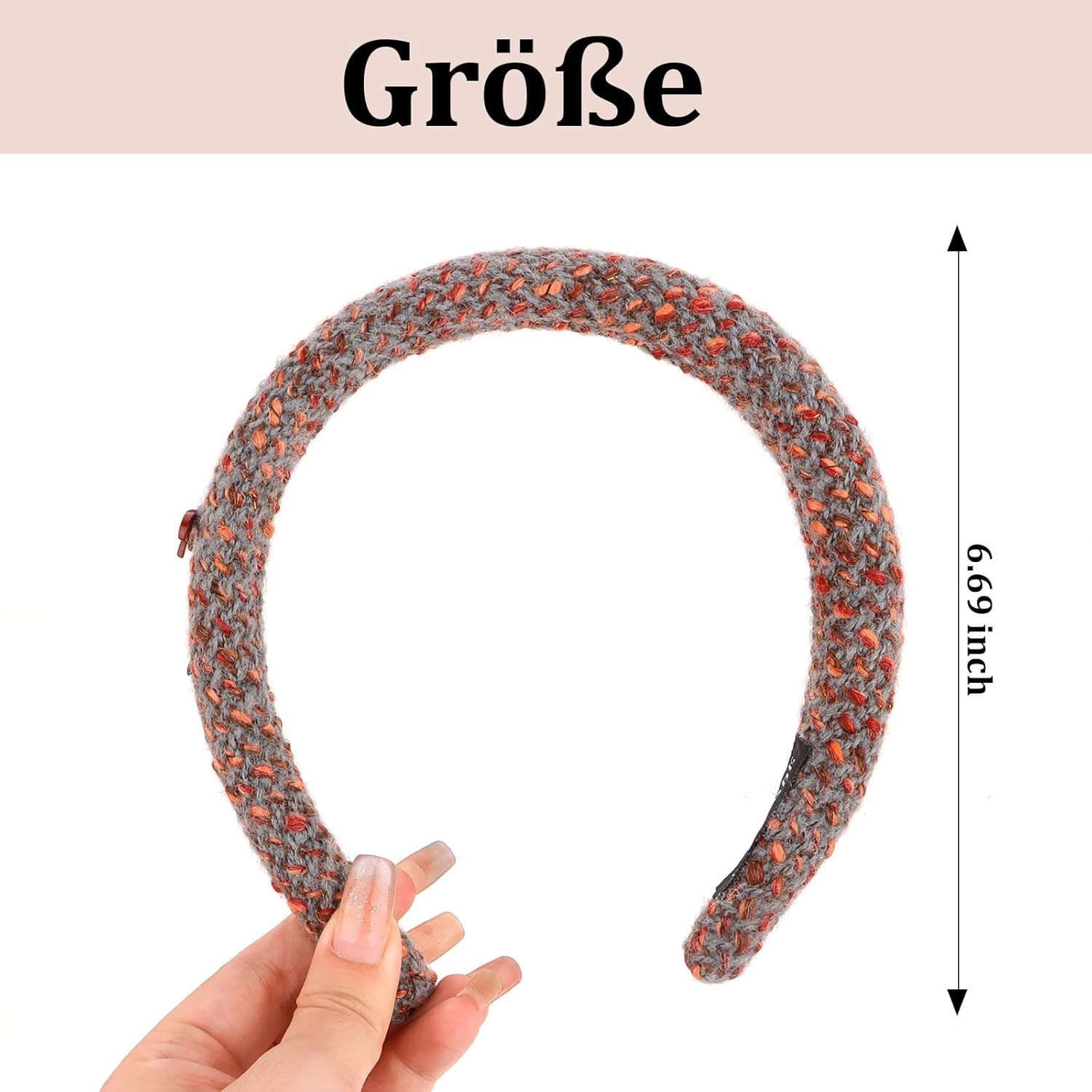 Exipsat Fabric Headband for Women Fashion Headband Hairband with Bow Soft Headbands Hair Accessories image number 1