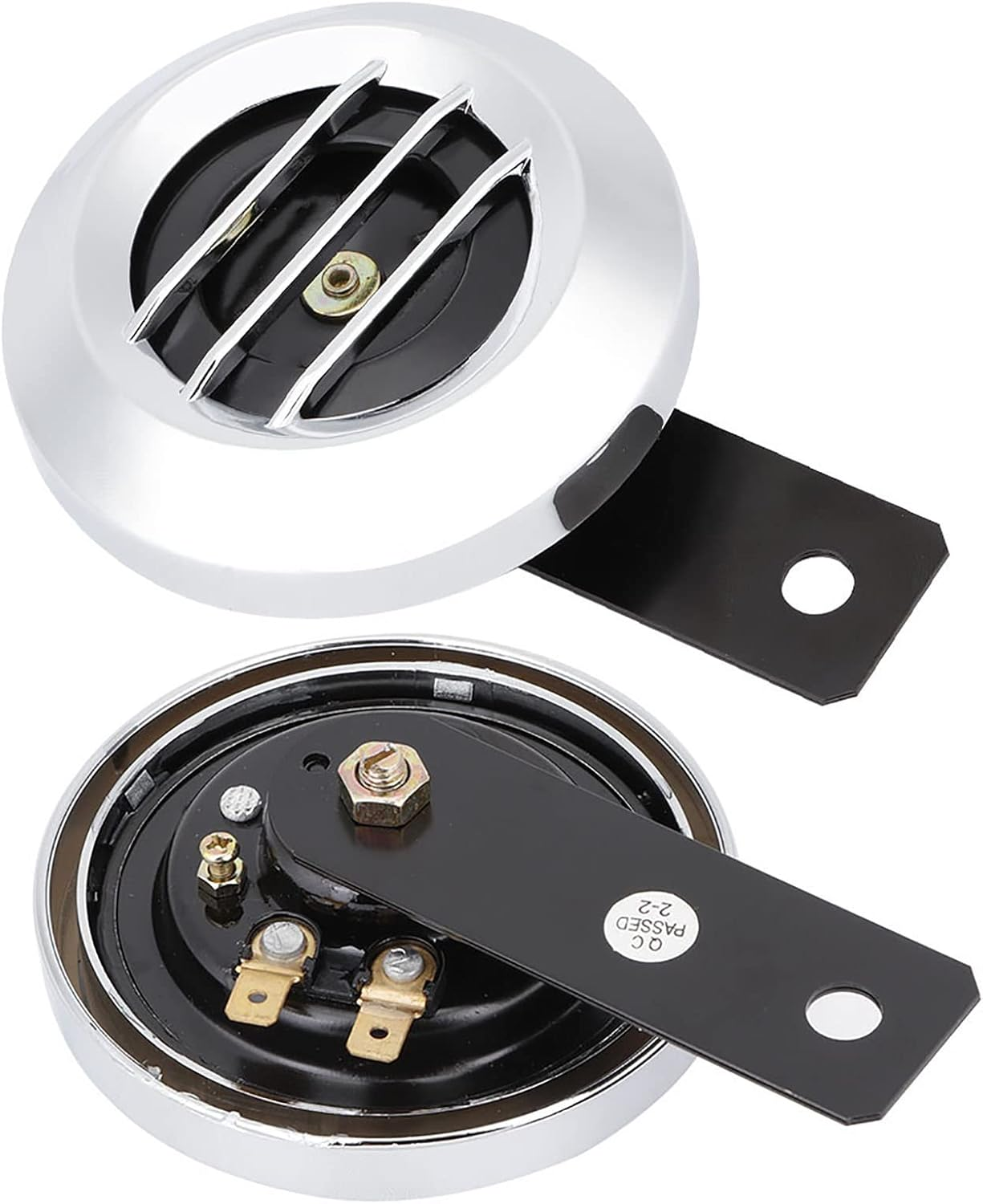 Universal Motorcycle Electric Horn Siren 12V 110DB round Speaker for Motorcycles and Atvs