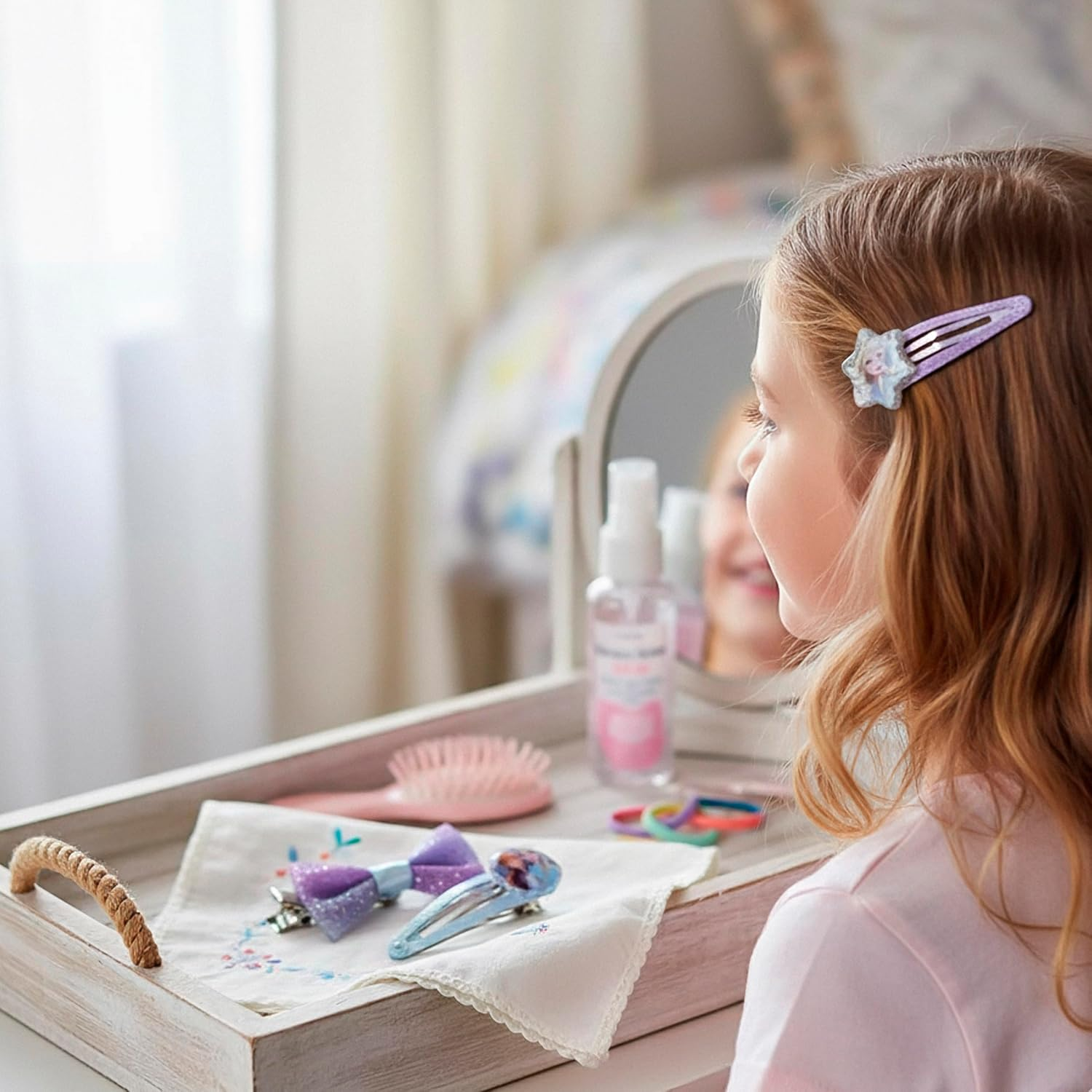 Accessories Pelo Clips 4 Pieces Frozen Blue image number 4