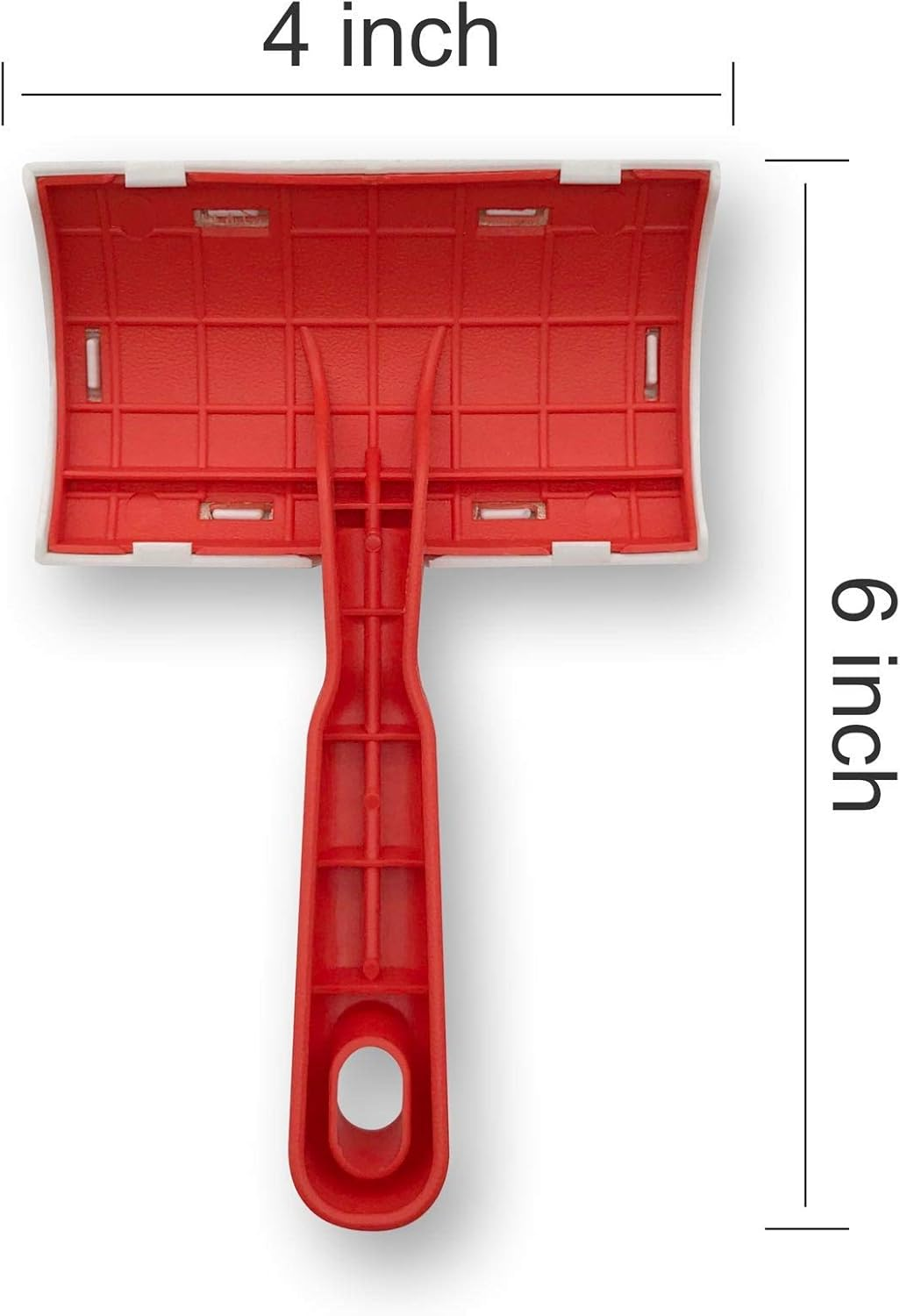 (Brush, Red) - Metu Sheepskin Rug Brush image number 1