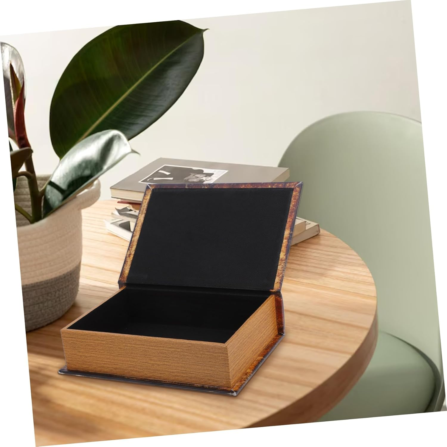 GLEAVI Simulation Book Box for Key Storage Fake Book Shaped Jewelry Box Home Decor Organizers for Key Storage and Bookshelf Decoration