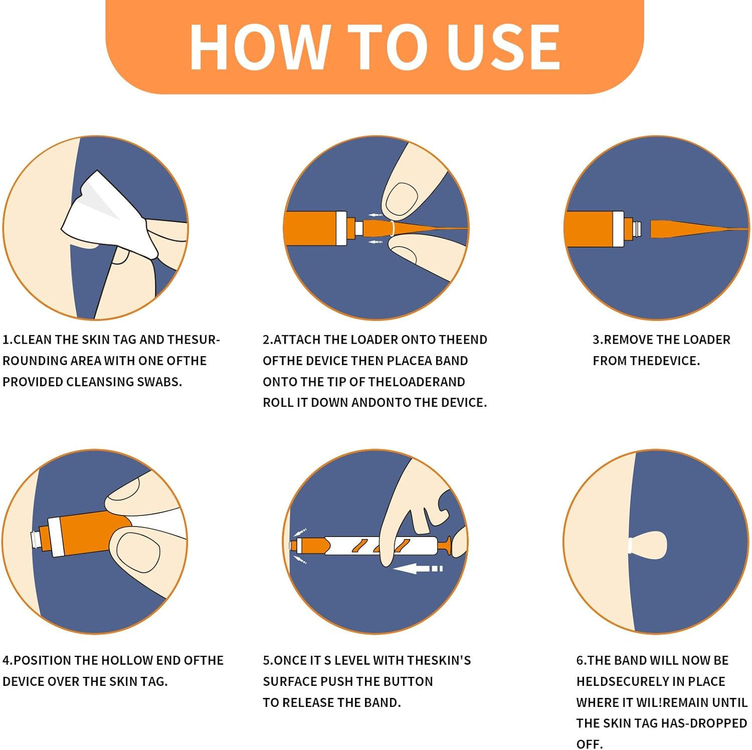 Warts Removal Pen Small Tip Single Set, Skin Tag Remover,Skin Tag Remover Pen,Wart Removal Kit, Safe and Painless, Suitable for Most Body Parts, Including Repair Patches and Cleaning Wipes image number 4