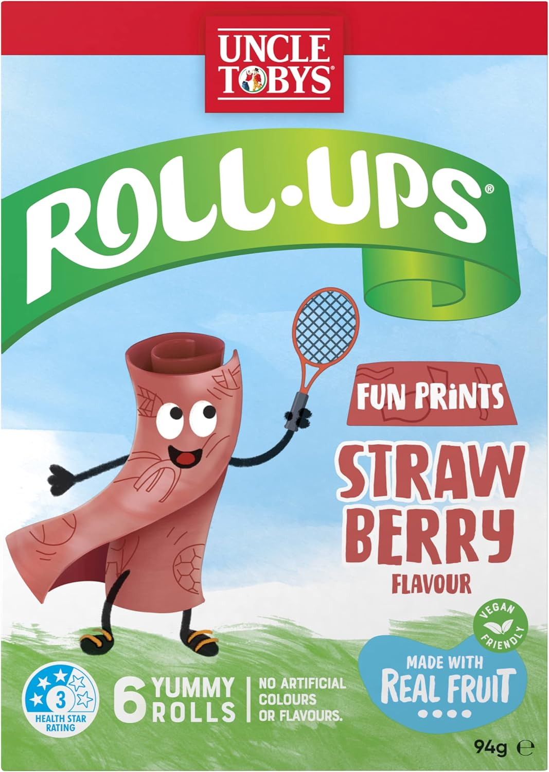 Uncle Toby'S Funprint Strawberry Roll-Ups 94 G image number 4