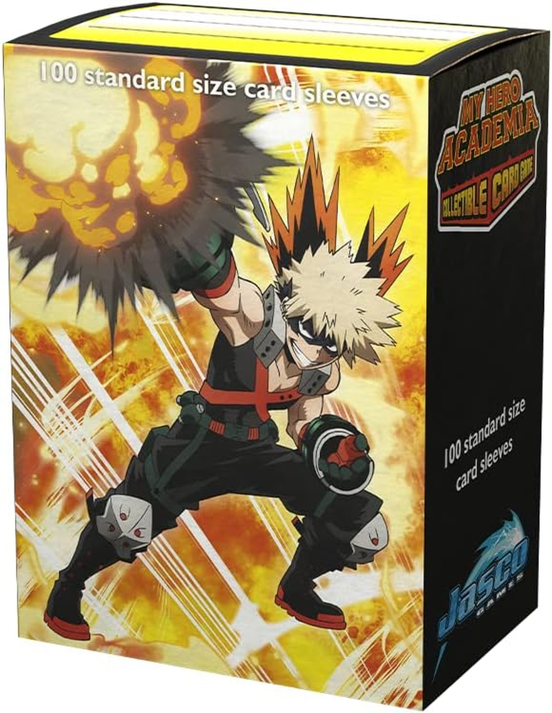 Arcane Tinmen My Hero Academia Bakugo Explode Matte Art Dragon Shield Sleeves 100 Piece image number 1