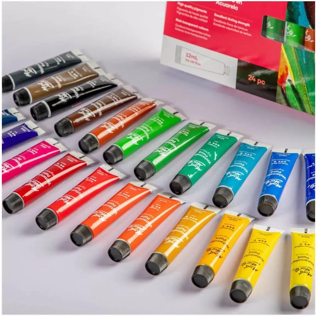Mont Marte Watercolour Paint 24-Pieces Set, 12 Ml image number 6