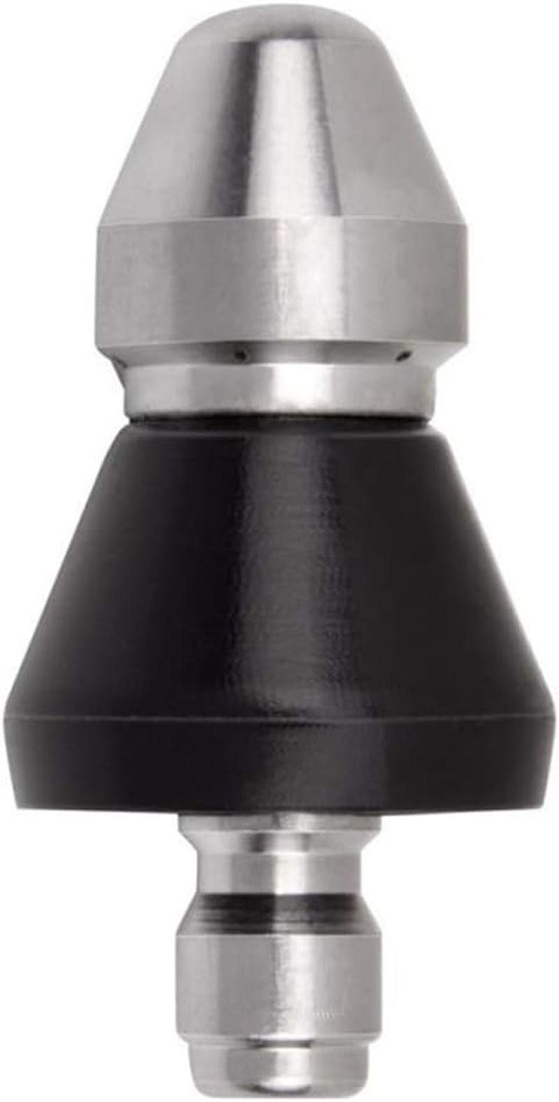 High Pressure Washer Nozzle, Drain Unblocker, Durable Gutter Cleaning Tool, Pressure Washer Accessories, Hose Nozzle for Plumbing, Drain Cleaning Tool, Stainless Steel - Haheihei image number 3
