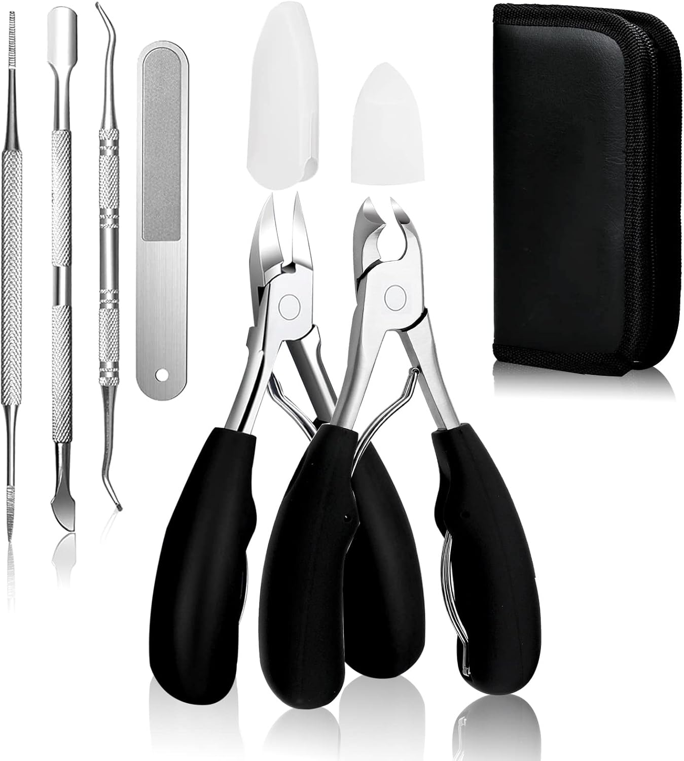 Merkaunis Toenail Clippers for Seniors Thick Toenails, Large Toe Nail Clippers Ingrown Toenail Tool Professional Heavy Duty Nail Clipper for Men Adults Seniors image number 6