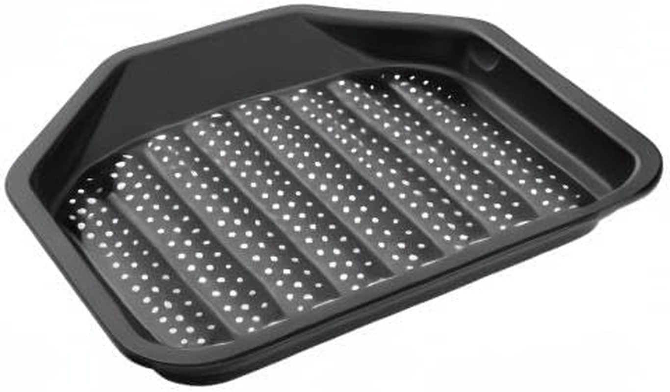 Prestige Inspire Non Stick Chip Tray for Oven - Multipurpose Crisper Great for Chips & Wedges, Dishwasher Safe, Heavy Gauge Carbon Steel Bakeware, 36Cm
