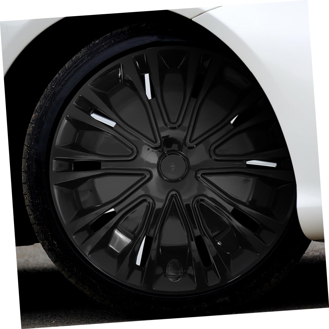 DINHEAROM Wheel Cover Replacement Stylish Wheel Rim Covers for Enhanced Vehicle Appearance Easy to Install Modern Design Fit for Cars image number 2
