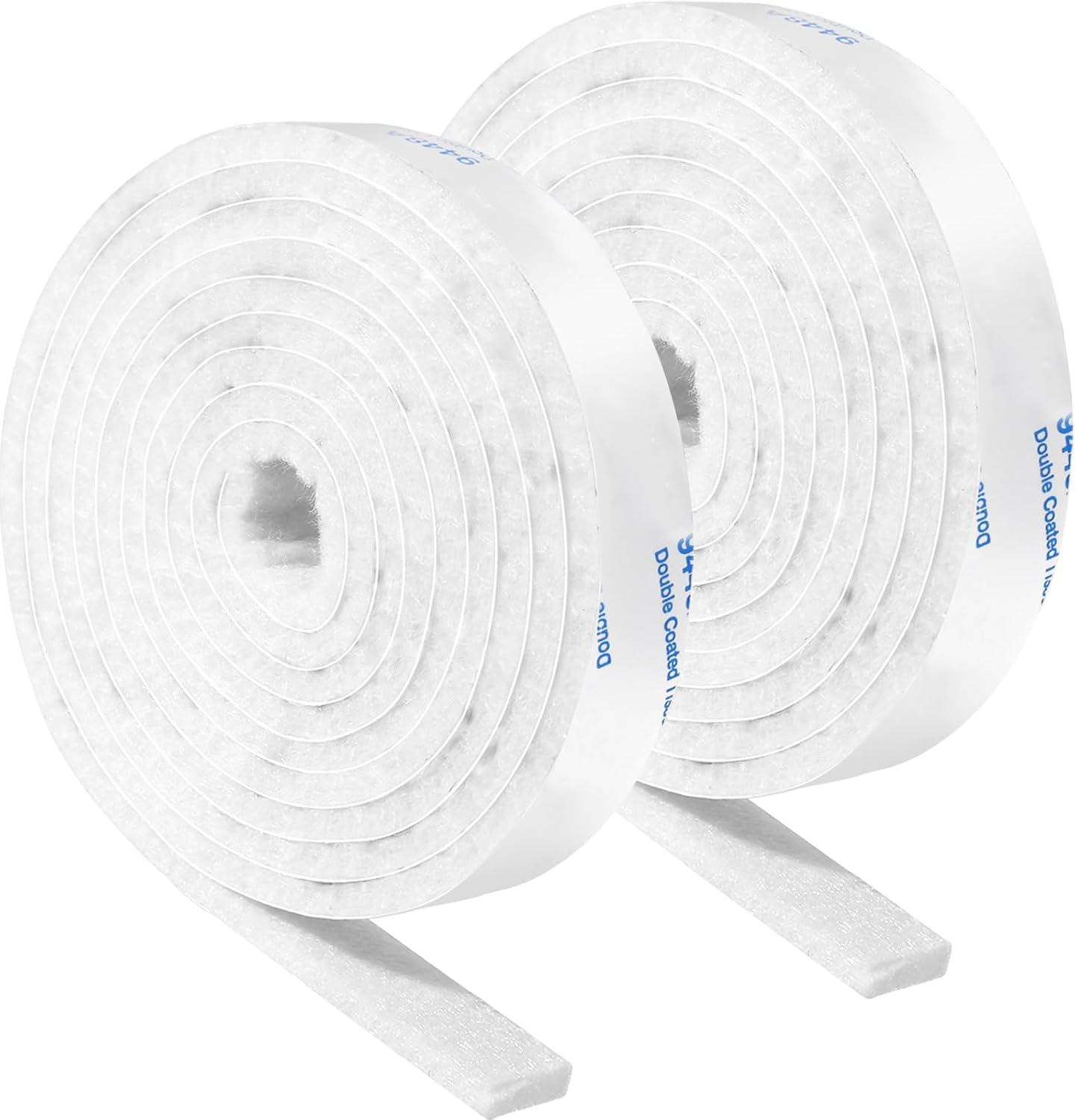 Felt Strips with Adhesive Backing, Felt Tape with Adhesive Backing, Felt Furniture Strips 2 Pack Roll 1/2"X 60" White, Felt Strips for Furniture image number 5