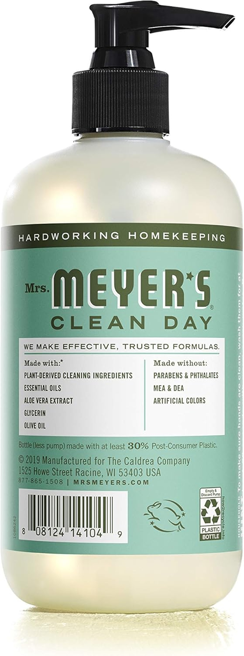 Mrs. Meyer'S Hand Soap, Basil, 12.5 Fluid Ounce (Pack of 3)