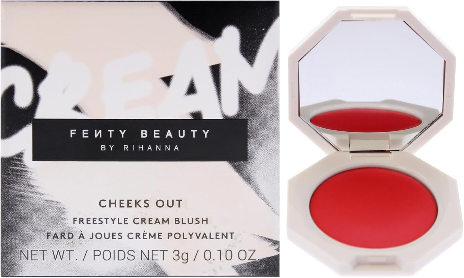 Cheeks Out Freestyle Cream Blush - Strawberry Drip by Fenty Beauty for Women - 0.1 Oz Blush