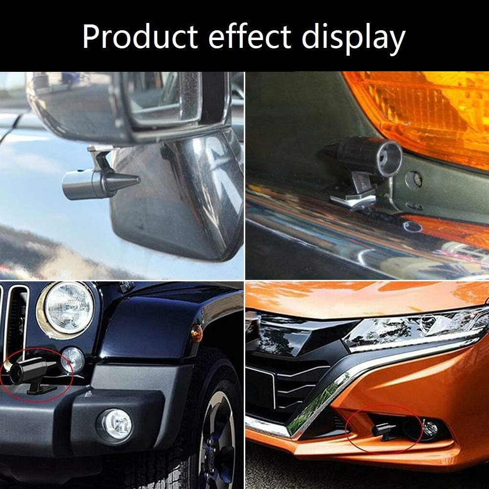 TONGXU 8PCS Deer Whistle Alert for Vehicles Animal Warning Alarm Ultrasonic Impulsion Prevents Deer Collisions for Car Motorcycle Truck SUV RV Forest Driving (C) image number 2