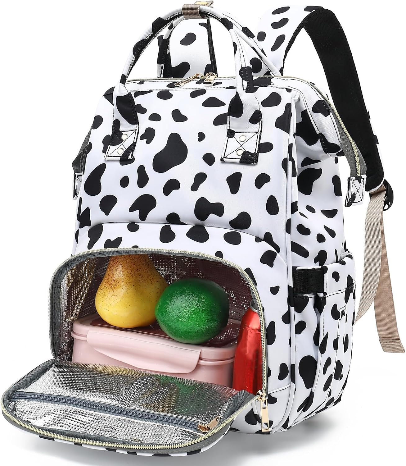 Fuyicat Insulated Lunch Laptop Backpack Backpack for Women, Girls School Backpack College Bookbags Picnic Cooler Backpack