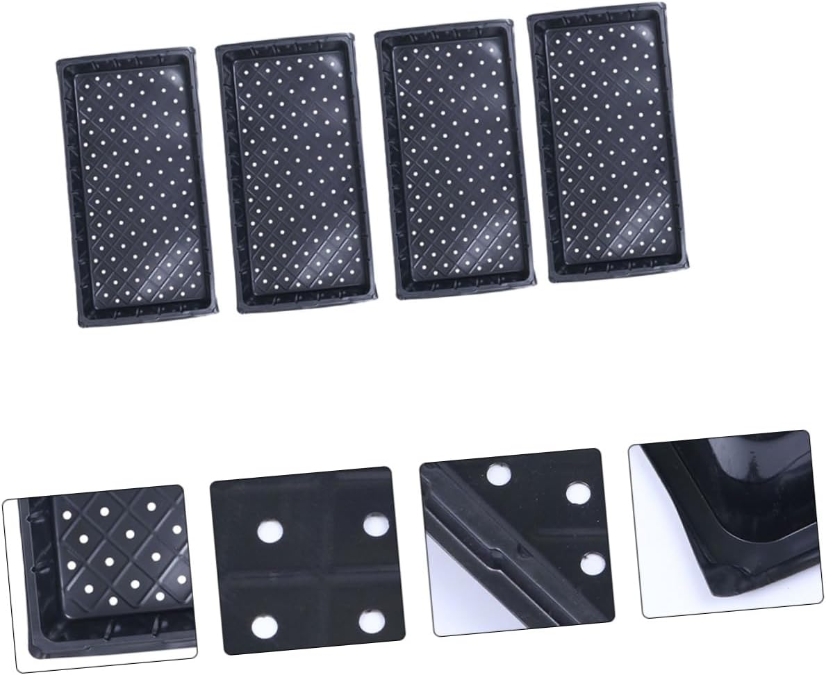 BESPORTBLE 4Pcs Seedling Tray Plugs Tray for Gardening Flower Vegetable Garden Supplies and Seedlings Pot Use image number 5