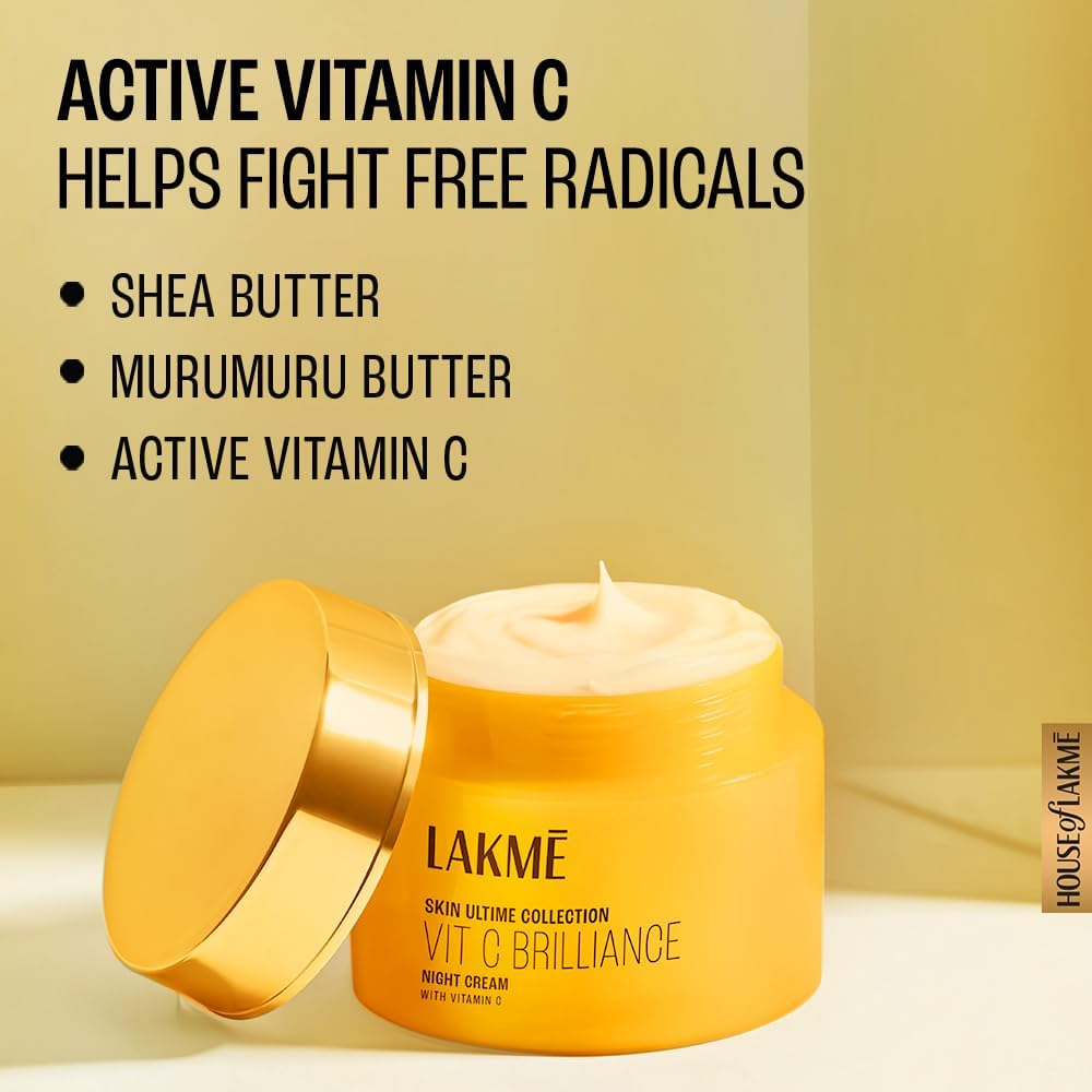 LAKM&Eacute; Vitamin C+ Night Cream 50 G image number 4