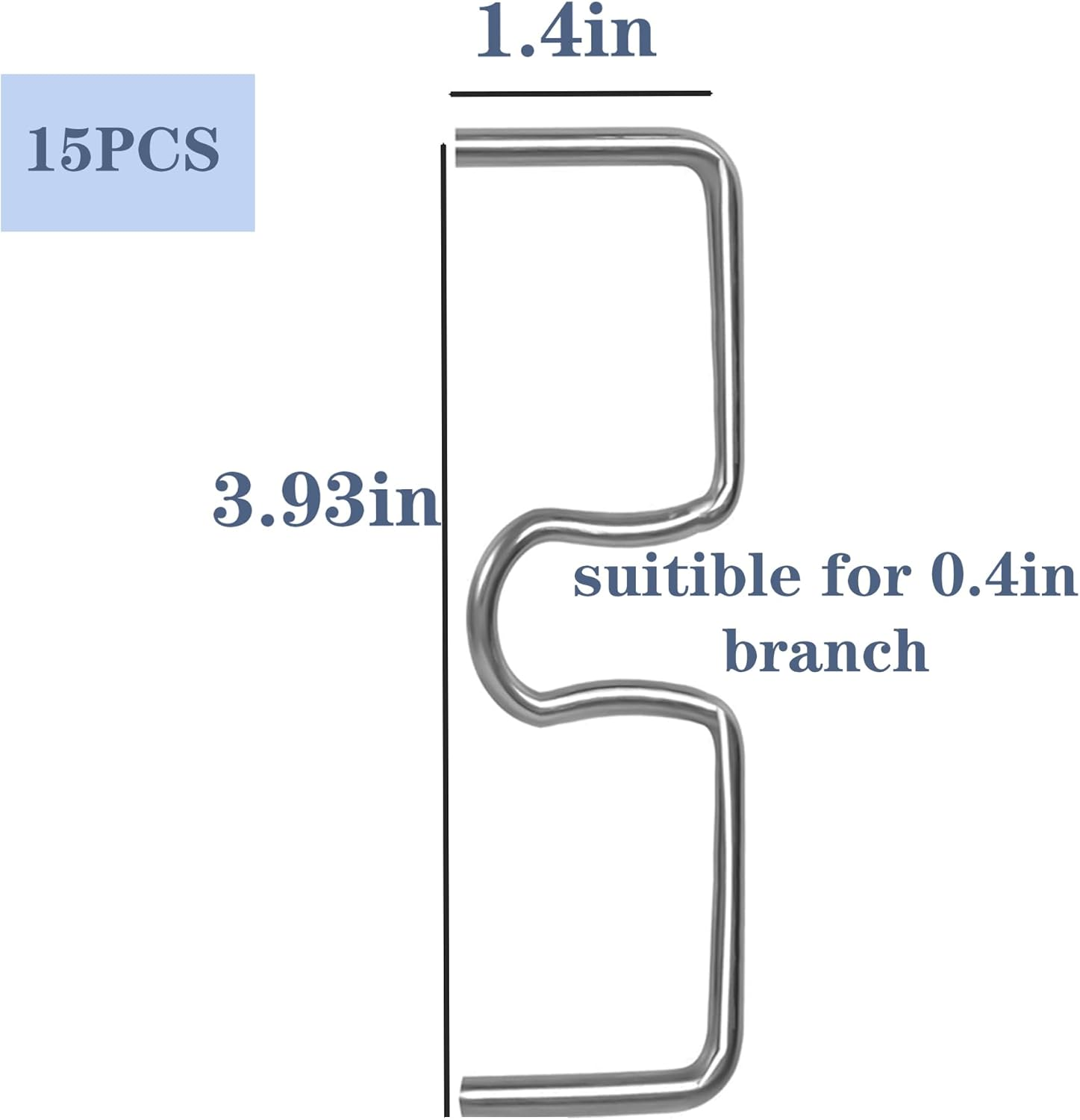 DAGUANZHI 15 Pcs Fruit Tree Branch Puller Tying Machine Farm Tools New Plum Tree Open Angle Pull Branch Stereotyped Branch Bending Tool Fruit Branch M-3.94(Inch) image number 4