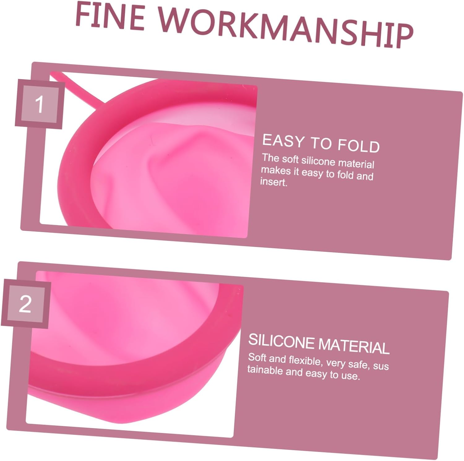 Baluue Silicone for Women Reusable Leakproof Comfortable Period for Active Lifestyle image number 2