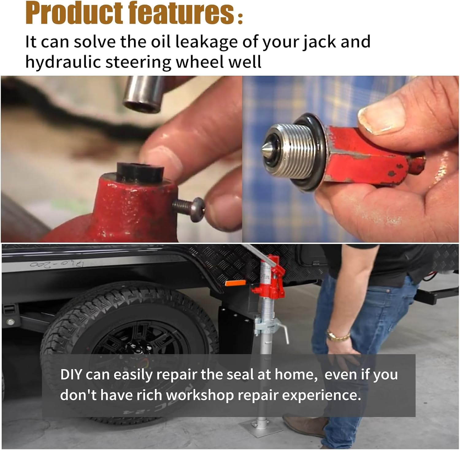 O-Ring and Seal Service Kit Compatible with Trail-A-Mate Red Jack image number 3