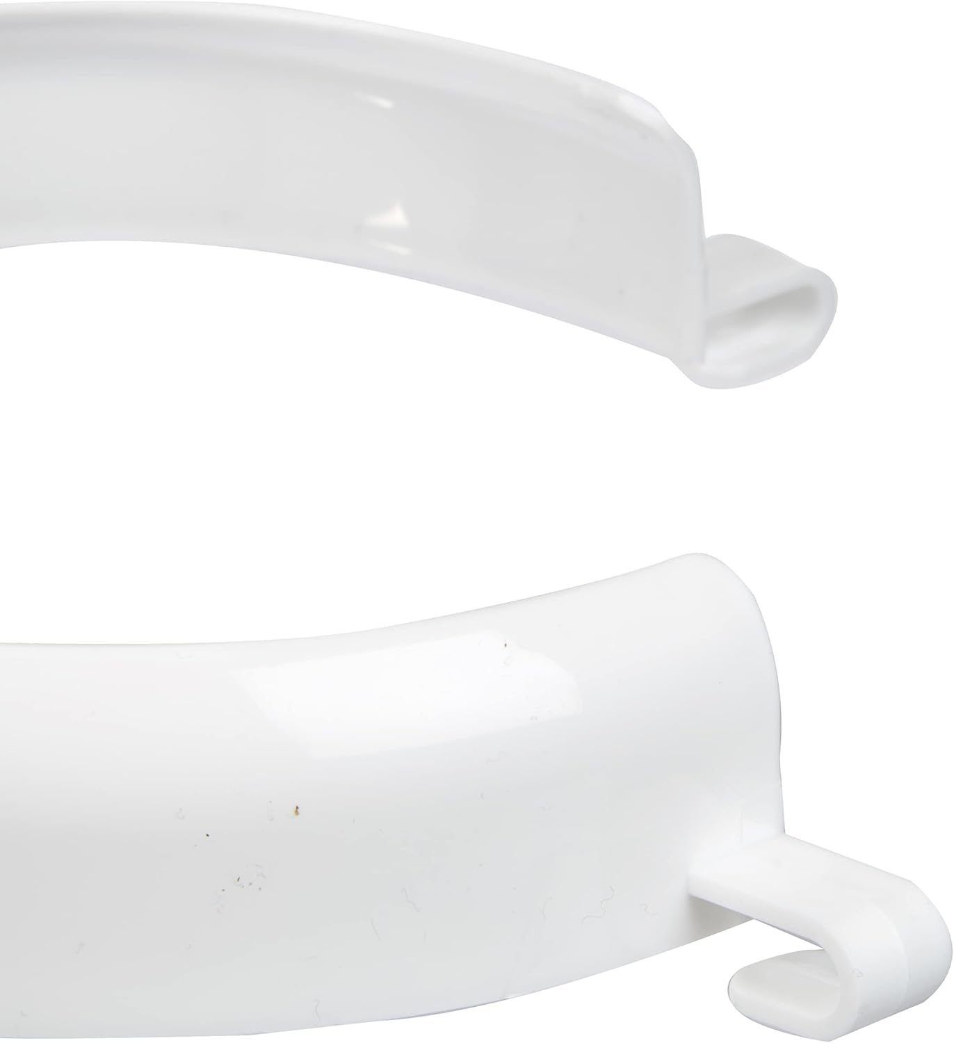 Homecraft Surround Incurve Plate, Retail Packed, Plate Guard Makes Eating Easier, Helps Scoop Food on to Utensil, for Elderly, Handicapped, and Disabled, Dining Aid for Moving Food to the Fork