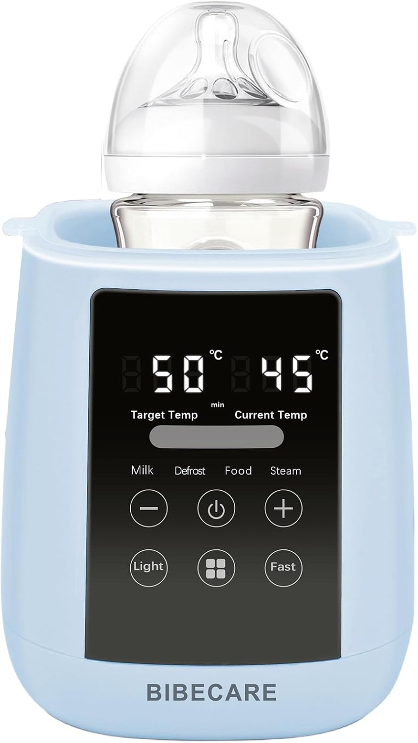 Bottle Warmer, Baby Fast Bottle Warmer for Breastmilk & Formula with Temp Display, Accurate Temperature Control, 9 in 1 Auto Shut-Off, Defrost, Keep 48H Warm & Night Light Heat Baby Food Jars image number 3
