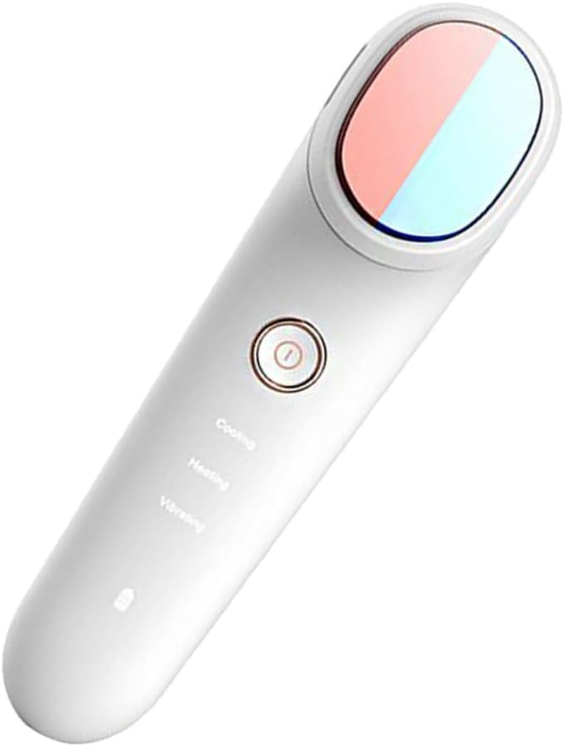 Iplusmile Cold Hot Compress Beauty Apparatus Face for Women USB Rechargeable Facial Massage Instrument with Hot Compress Cold Press High Frequency and for Pore Cleaning and Skin Hydration image number 1