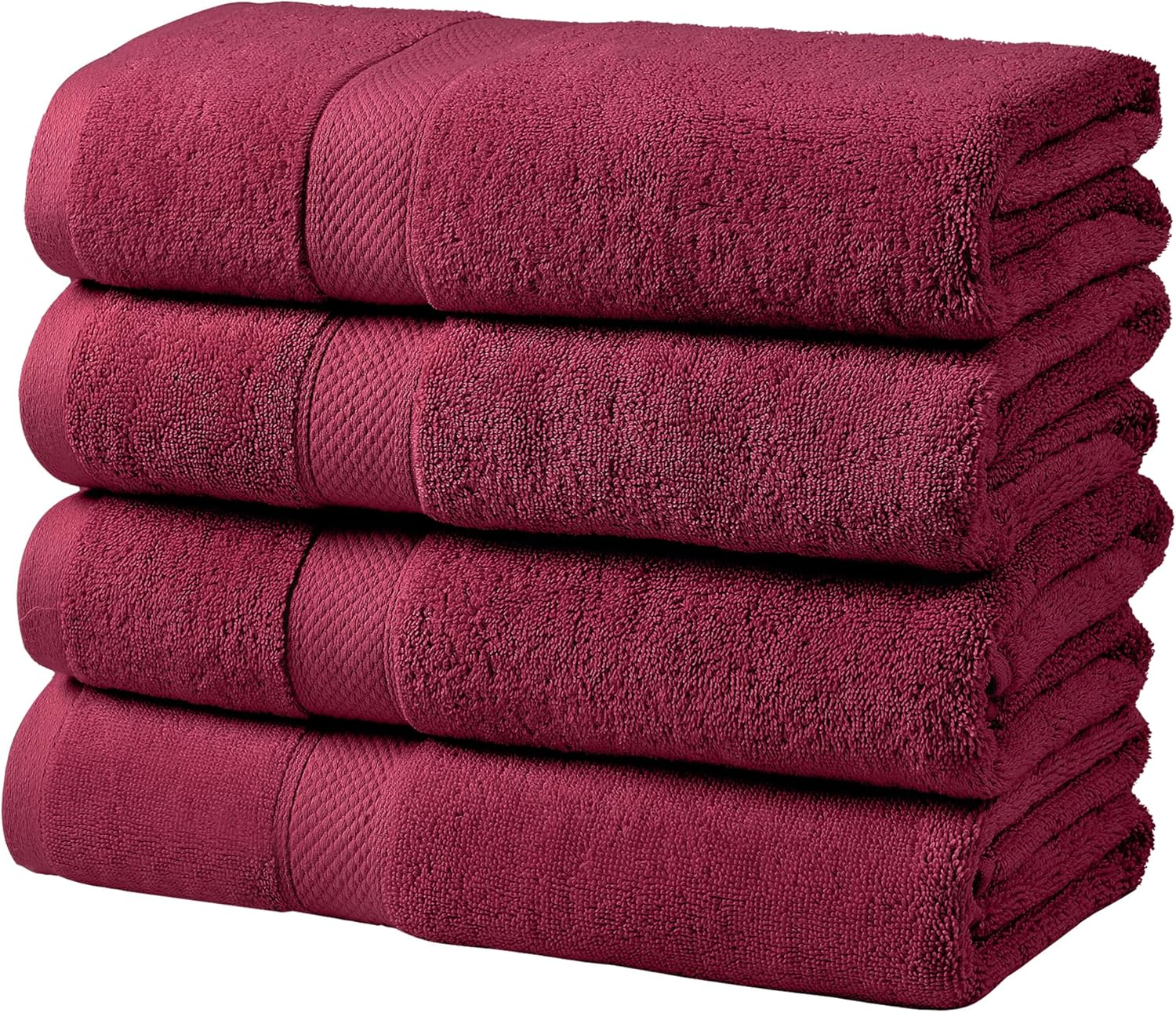 Justlinen Bath Sheet - 2 Piece Luxurious Jumbo Bath Sheet (90X180Cm) 100% Combed Cotton 650 GSM Super Soft Fluffy Plush Highly Absorbent Extra Large Bath Towel Hotel & Spa Bathroom Towels-Silver