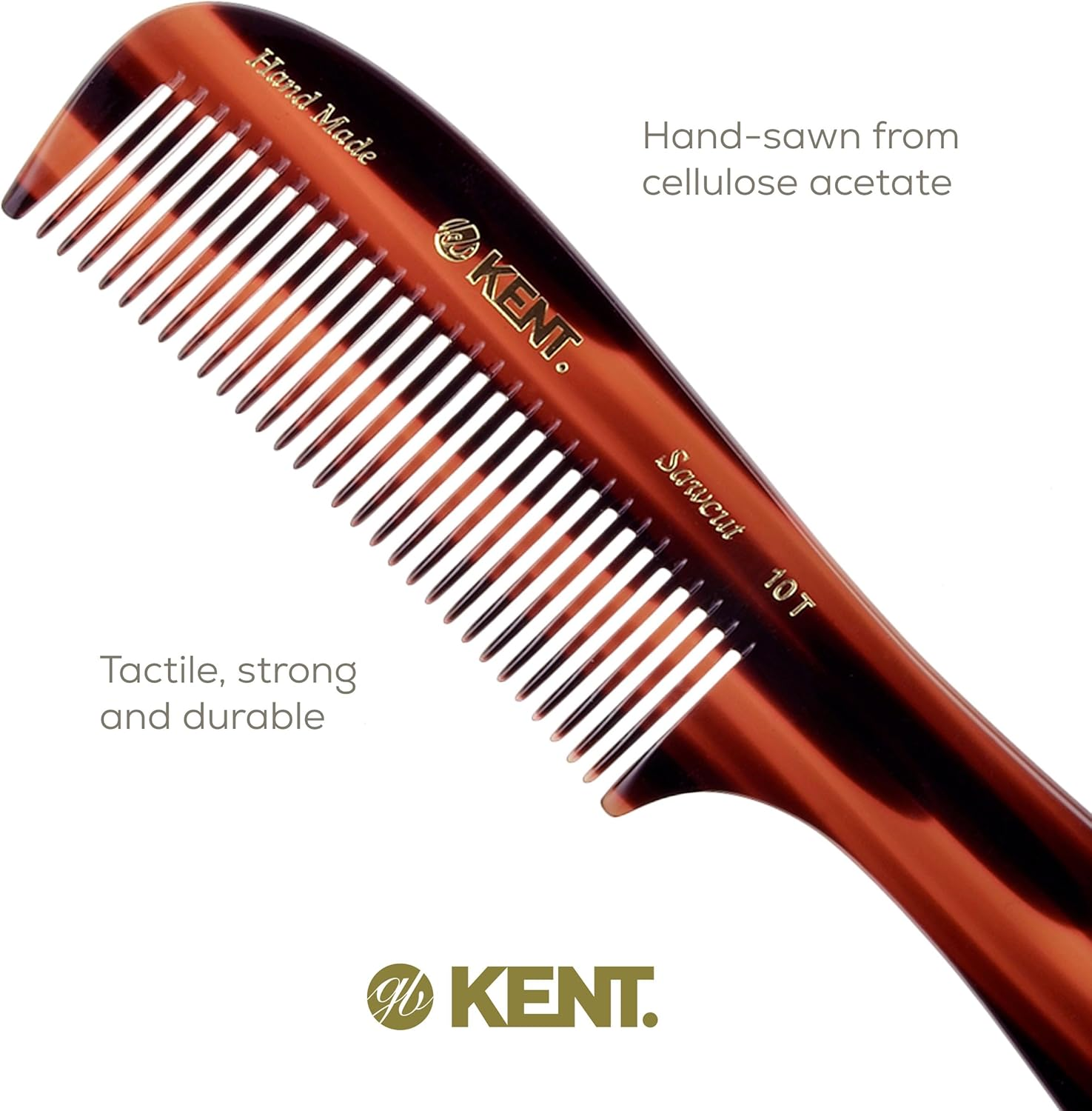 Kent Large Handled Rake Comb, 199 Mm Length image number 6