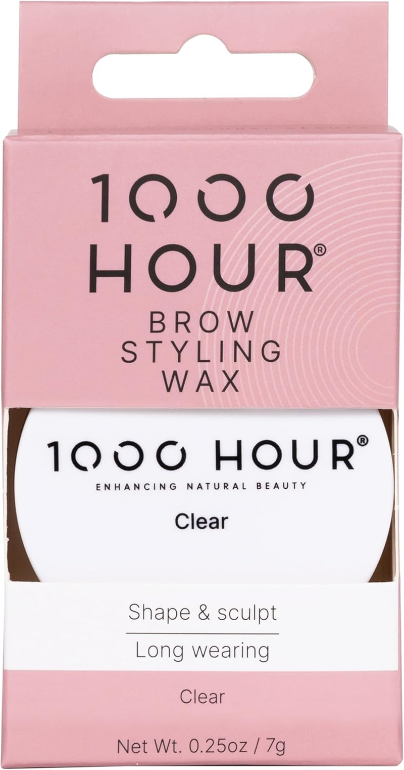 1000 Hour Brow Styling Wax Eyebrow Color 7 G, Clear