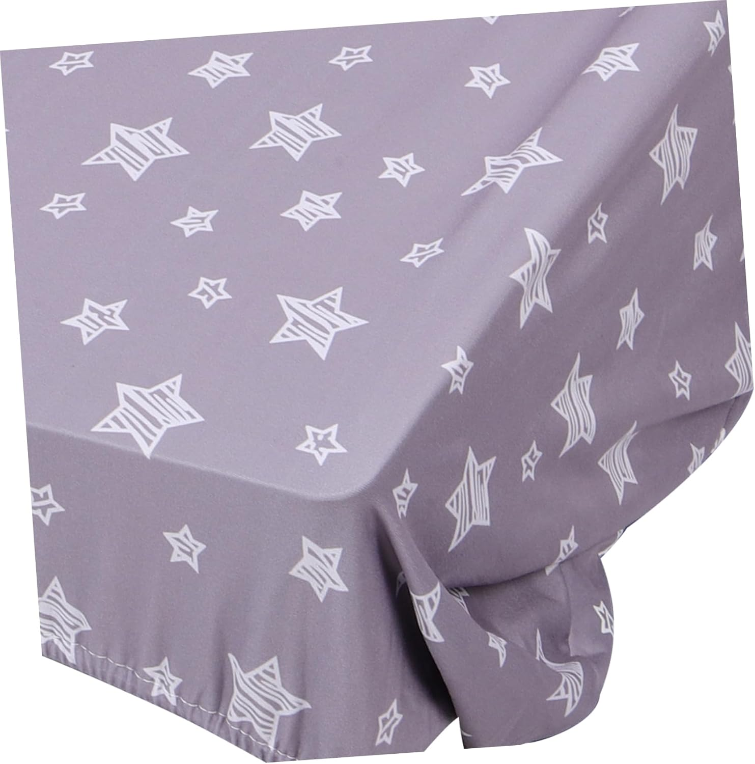 Changing Pad Cover Washable Reusable Changing Pad Snug Fitted for Crib Change Table Soft Skin Friendly for Boys Grey Stars Design image number 2