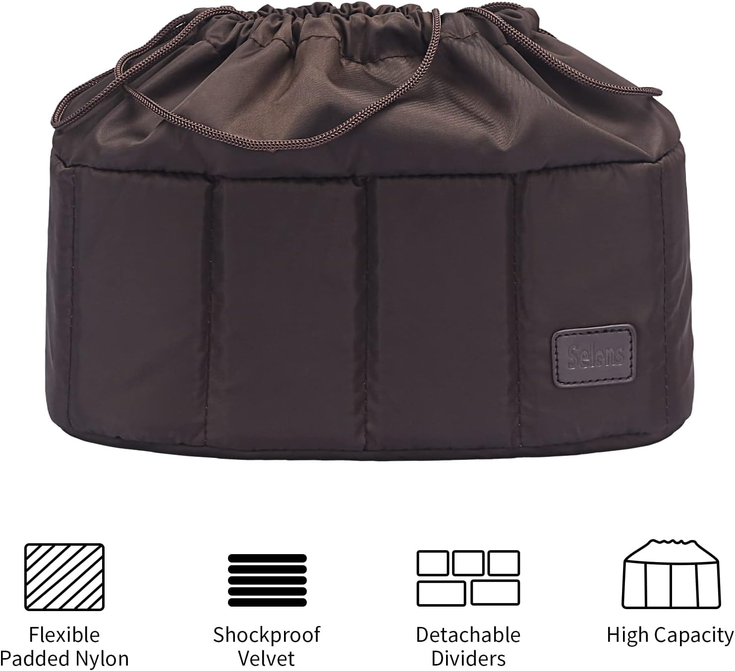 Selens High-Capacity Shockproof DSLR SLR Camera Padded Bag Case Partition Camera Insert, Make Your Own Camera Bag image number 3