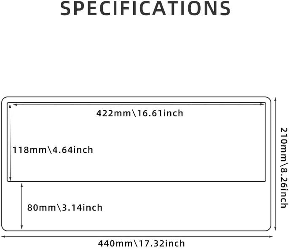 VAYDEER Magic Keyboard Wrist Rest Ergonomic Keyboard Stand Compatible with Wireless Magic Keyboard 2 with Numeric Keypad (Black Silicone) image number 2