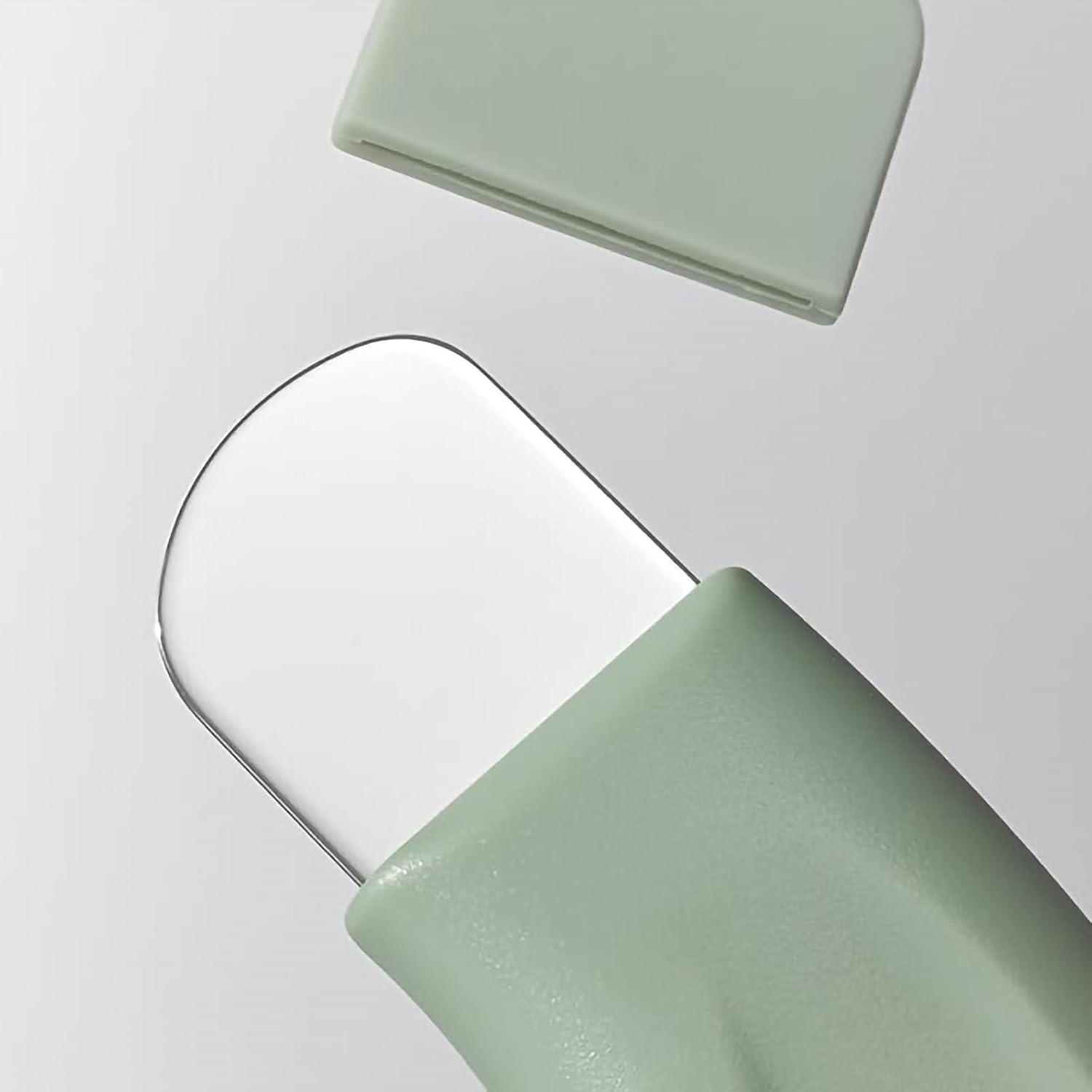 Hzqzaoan 2Pcs Blackhead Remover Tool, Silicone Face Scraper for Cleansing, Skin Scrubber Face Spatula, Face Black Head Remover for Nose, Skin Care Tools for Women/Men, Acne Pore Cleaner (Green + Pink) image number 2