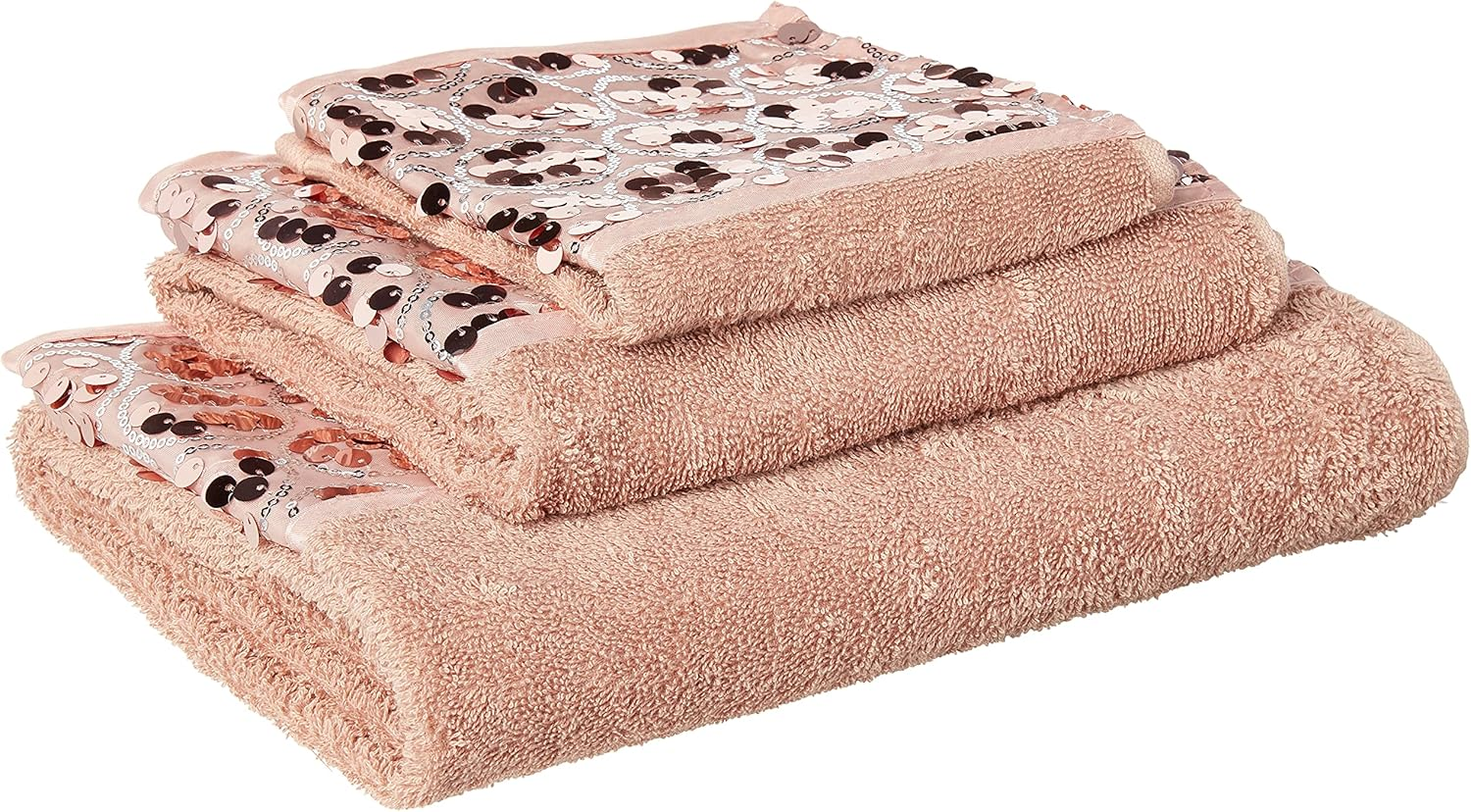 Popular Bath Sinatra Bath Towel Set, Blush image number 4