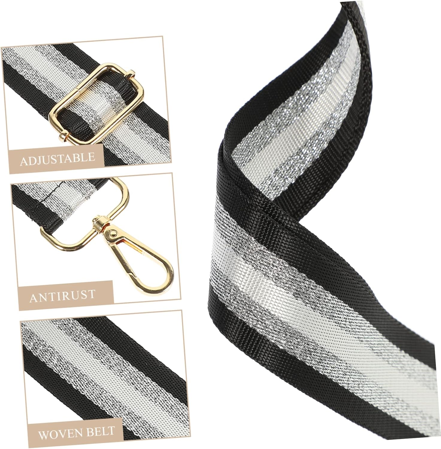 COHEALI 2Pcs Replacement Strap for Women Bag Bag Shoulder Belt DIY Strap Accessory image number 5