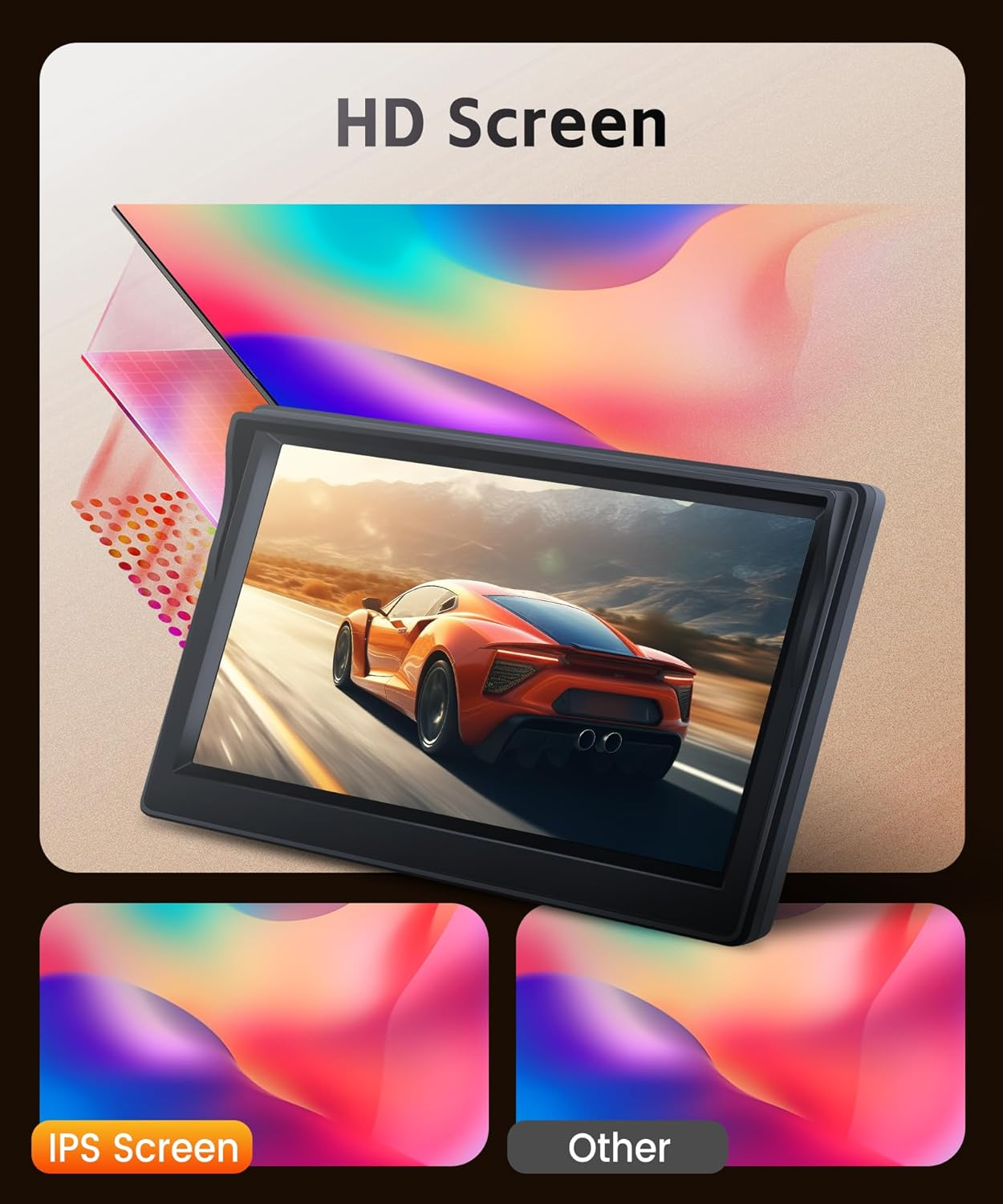 Reversing Camera with 4.3 Inch HD Monitor and Camera, IP68 Waterproof, Colour Night Vision, Reversing Camera with 3.5 M Cigarette Lighter image number 3