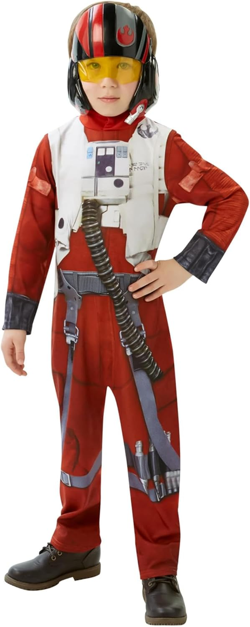 Poe Dameron X-Wing Fighter Deluxe Costume for Kids - Disney Star Wars image number 1