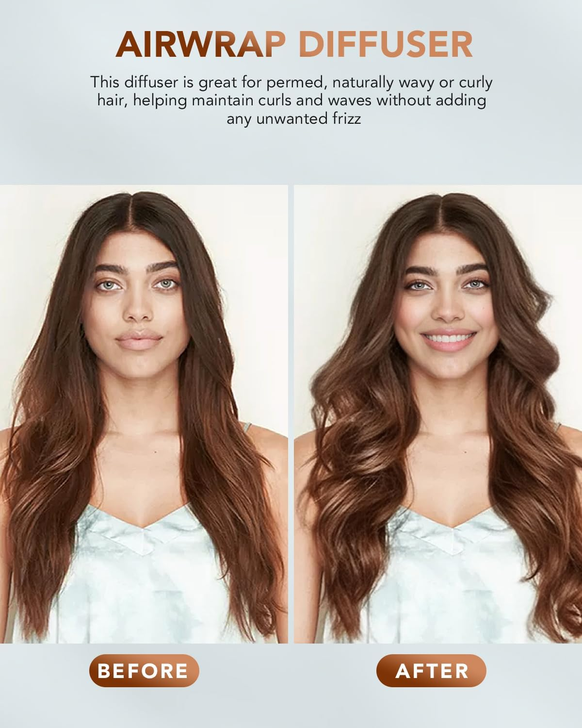 TOSAGE Upgraded Diffuser for Dyson Airwrap Styler, Hair Dryer Diffuser Nozzle Attachment for Dyson for Airwrap HS05 HS03 HS01 image number 3