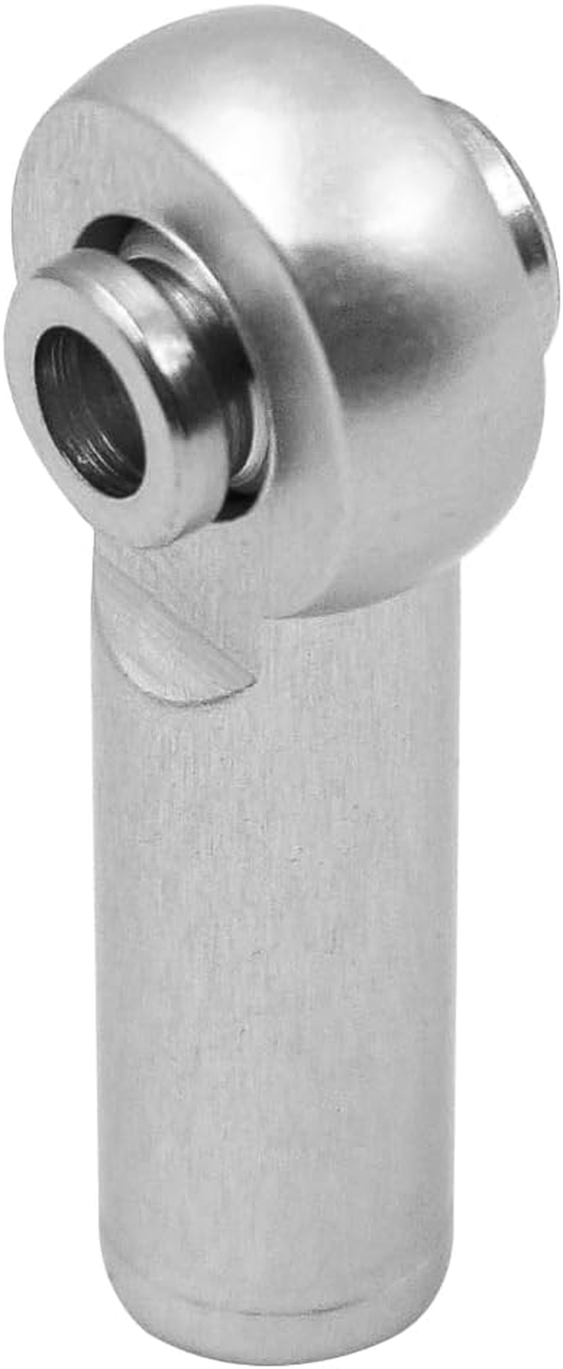 NUZAMAS 10Pcs M4 Thread Link Rod End Ball Head Holder Tie Rod Metal Tie Push Link Rod Joint for AXIAL SCX10 1/10 RC Car Model Accessory Sliver image number 1