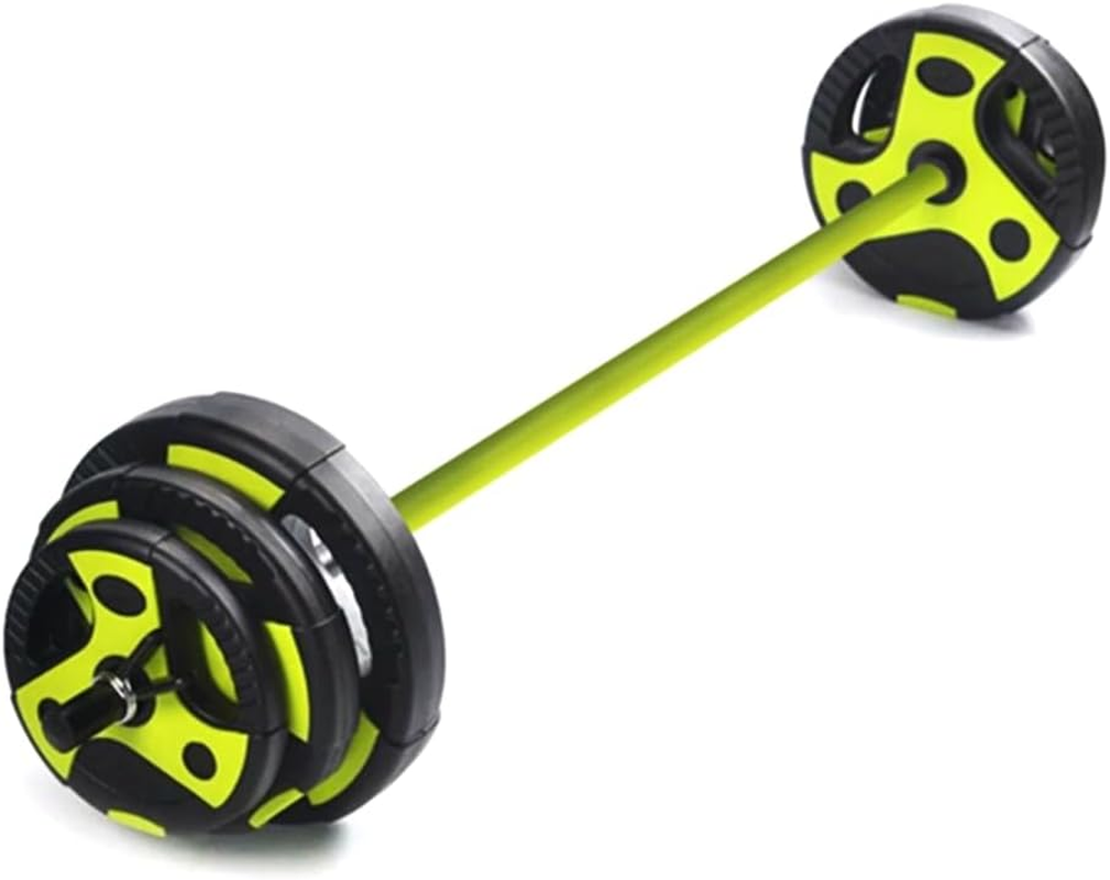 20Kg Aerobic Barbell Set Crossfit Barbell Pump Set Standard Barbell Weights Plates for Bodybuilding, Weightlifting, Fitness Sports Gym Equipment image number 2