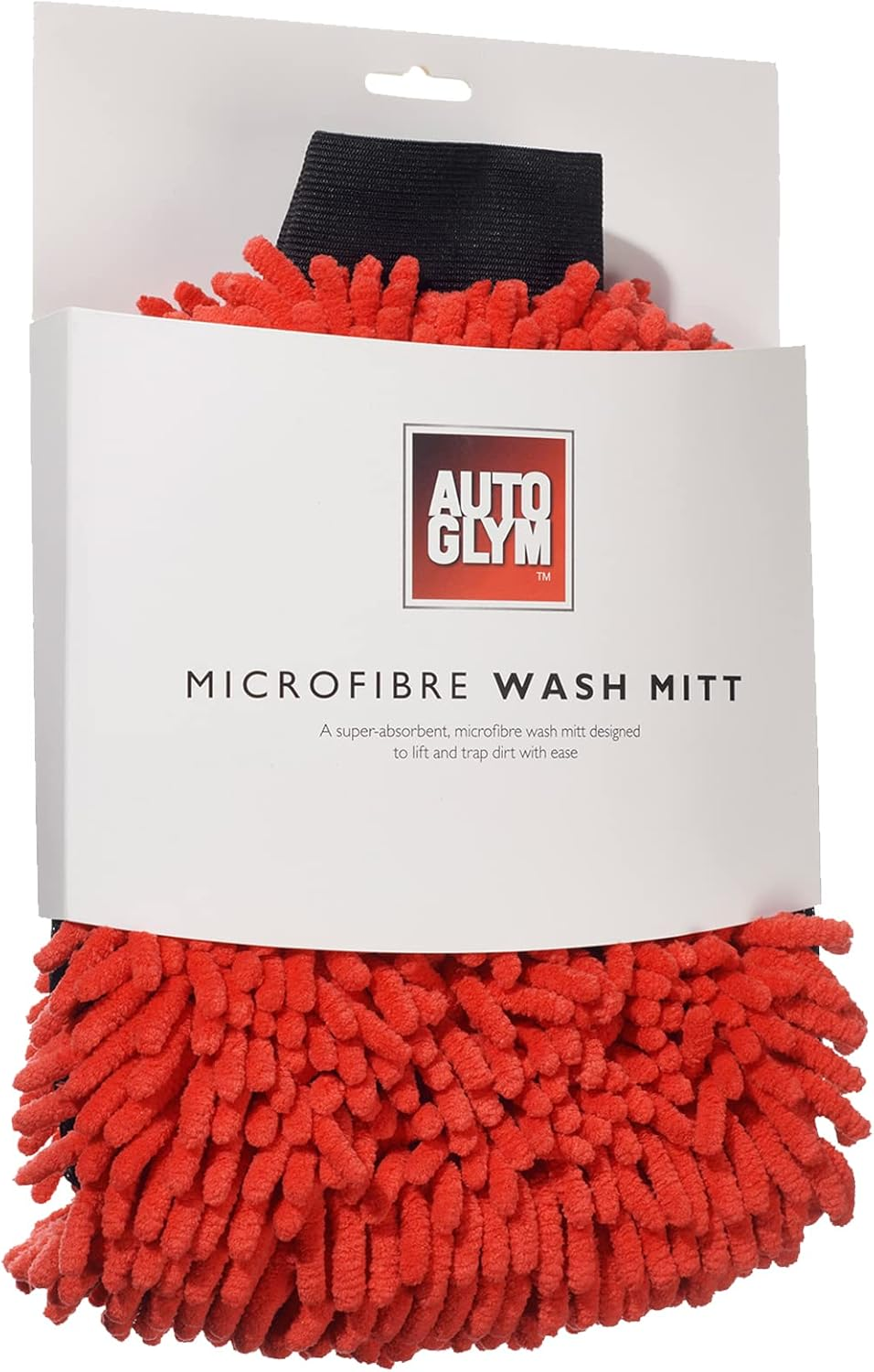 Autoglym Microfibre Noodle Wash Mitt - Mircrofibre Cleaning Mitt Specially Designed for a Quick, Streak-Free Finish on Car Paintwork and Glass, 20.30 X 2.00 Cms image number 3