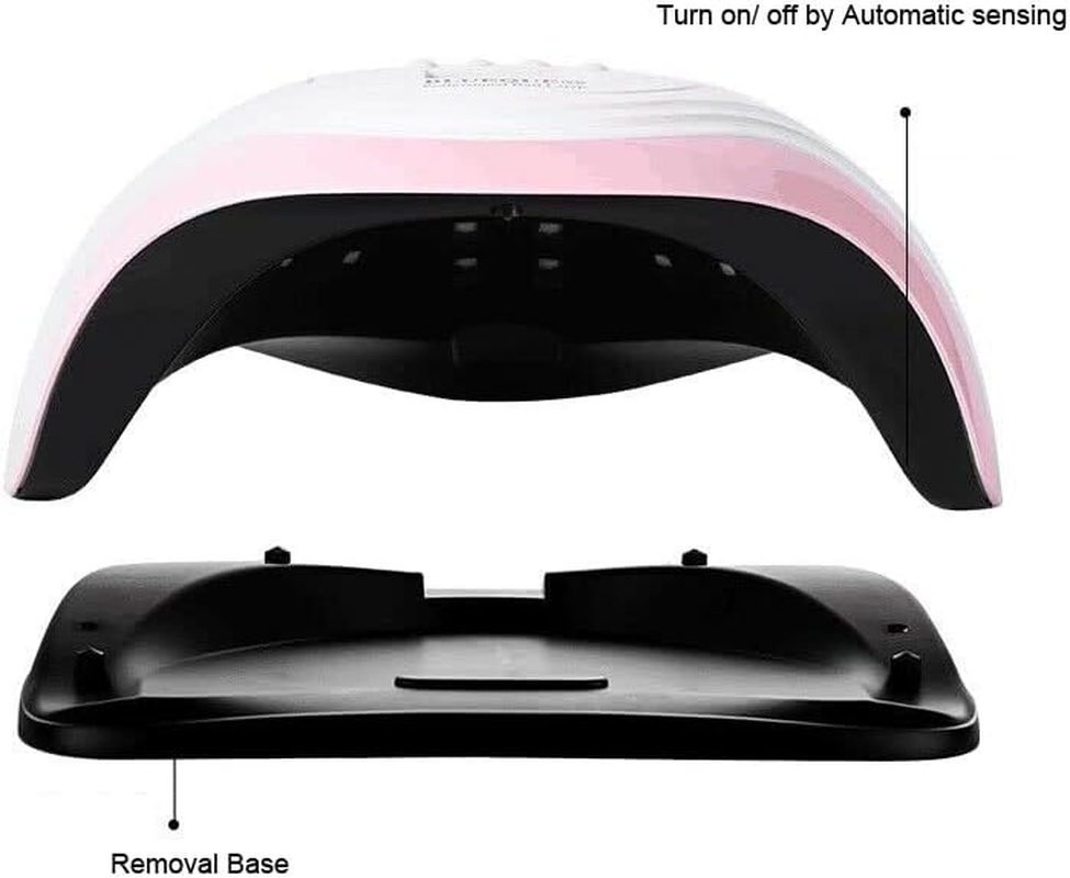 Zalati Nail Lamp 120W LED UV Light with 4 Timers Quick Drying for Nail Art Care Tool - 120W image number 1