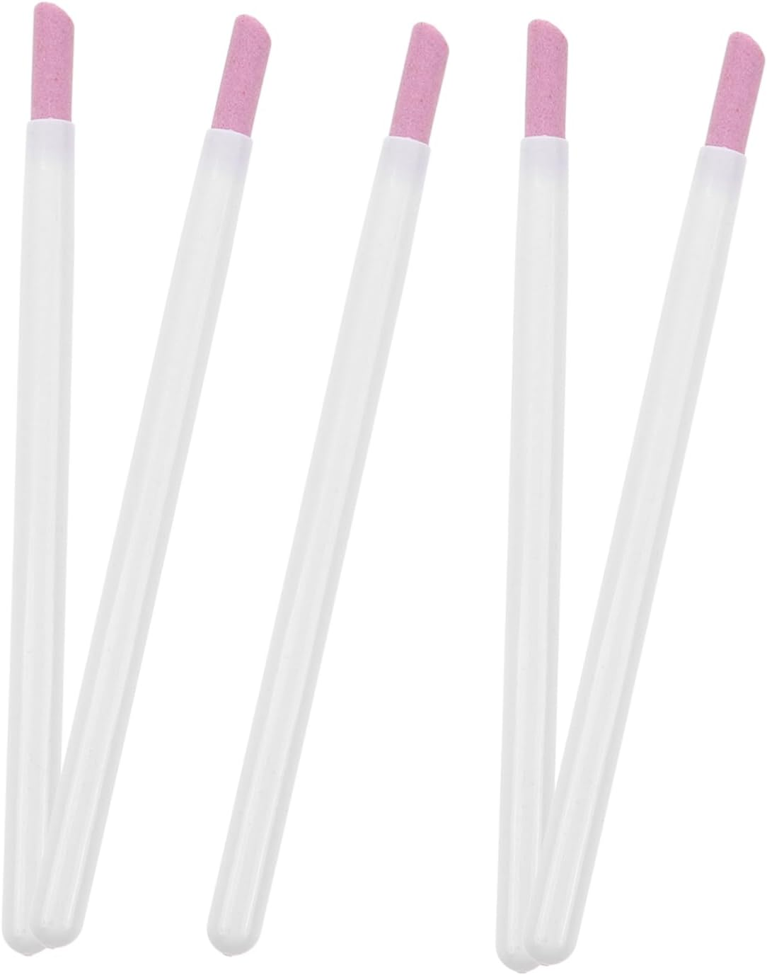 NOLITOY 5Pcs Nail Engraving Pens for Manicure Portable Cuticle Pushers White Art Polish Tools Suitable for Home and Professional Use