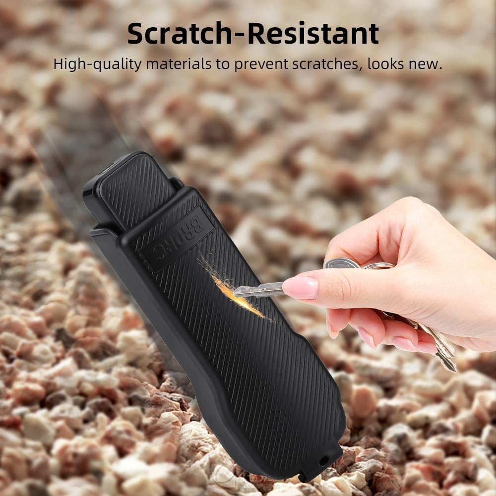 Protective Case for DJI Pocket 3: Anti-Fall Storage Handheld Hard Shell Accessories - Cover for DJI Osmo Pocket 3, Portable Cage Protector Cap Holds 3 Filters, Lens Hood Full Protection, Black image number 2