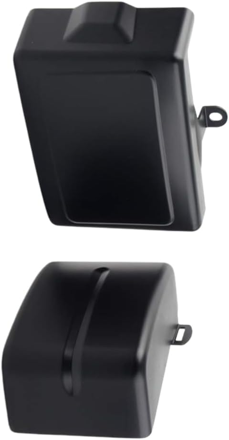 Side Battery Covers Compatible with Harley Dyna Low Rider FXDL, Fat Bob FXDF, Street Bob FXDB, Super Glide FXD, Wide Glide FXDWG, Switchback FLD 2006-2017 Matte Black image number 5
