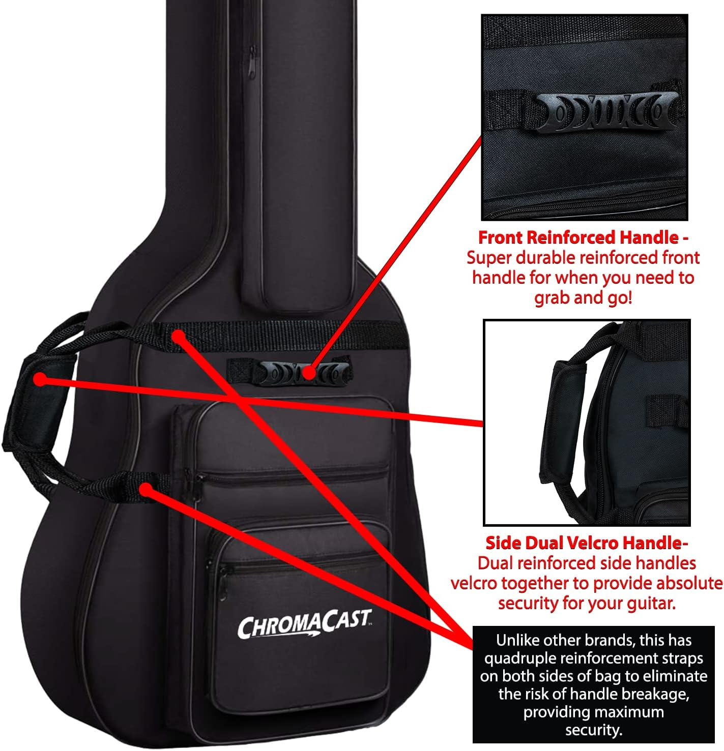 Chromacast Acoustic Guitar Bag (CC-APB image number 6